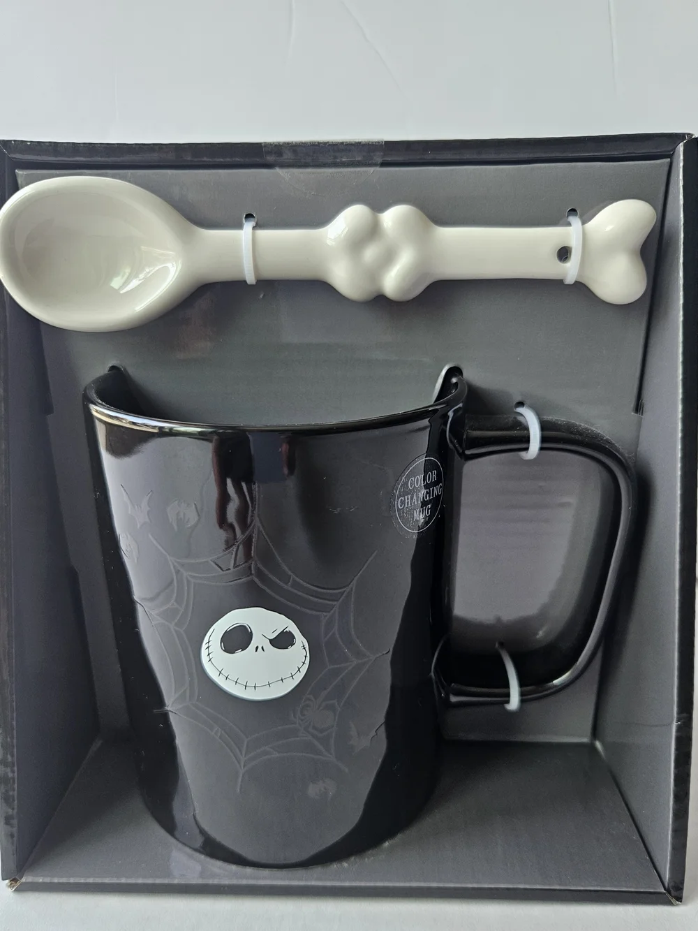 brand-new Rae Dunn x Disney's The Nightmare Before Christmas Color-Changing Mug